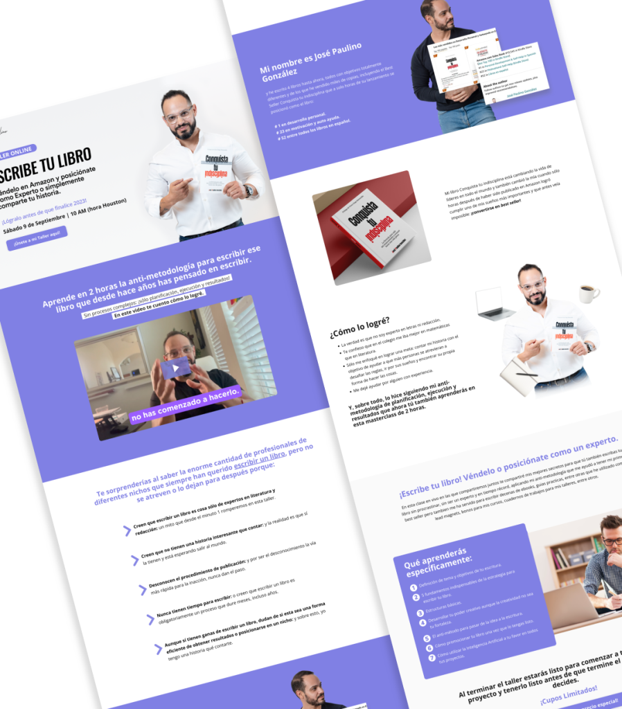 portafolio kajabuilders kajabi landing page